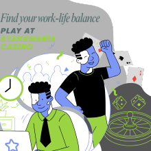 Balance your professional life by playing Stakemania casino online